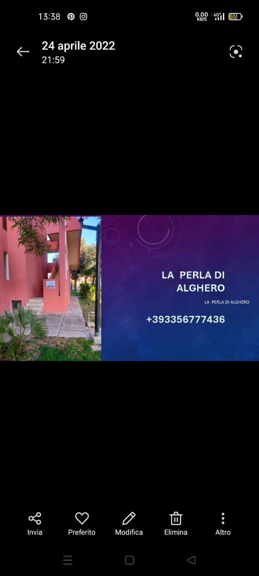 La Perla Di Альгеро Экстерьер фото